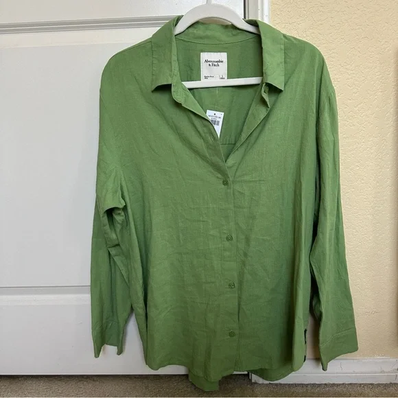 Abercrombie & Fitch Button Up Long Sleeve - Picture 1 of 3